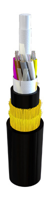 Fiber-optic cable TKF LTC ADSS-250 A-DQ(ZN)2Y, 96x G.657.A1 (8x12) a.n.77686