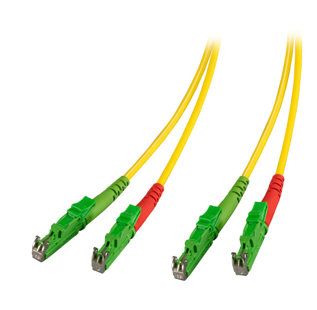 Duplex Patch kábel E2000®/APC-E2000®/APC 9/125µ, OS2, LSZH, žltý, 3,0mm, 20m, a.n. O0933.20