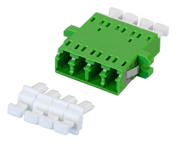 Adaptér LC/APC Quad SM, zelený, SC Duplex, a.n. 53353.32