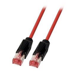 RJ45 Patch kábel S/FTP, Cat.6A, TM21, UC900, PUR, 30m, červený