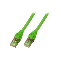 RJ45 Patch kábel SF/UTP, Cat.5e, PUR, 7,5m, RAL6018 zelený