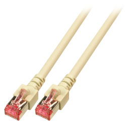 RJ45 Patch kábel S/FTP, Cat.6, LSZH, 0,15m, šedý