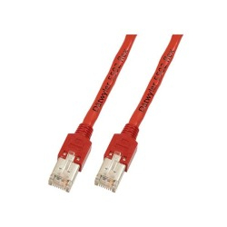 RJ45 Patch kábel S/UTP, Cat.5e, TM11, Dätwyler CU 5502 PVC, 25m, červený